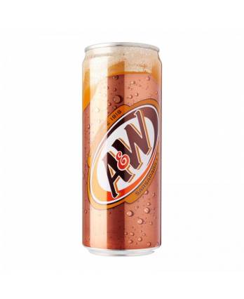 A&W Sarsaparilla Root Beer Can 320ml