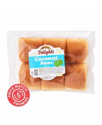 Bonjour Delights Coconut Bread Buns 270g