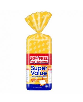 Super Value White Bread 600g