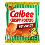 Calbee Crispy Potato Chips Hot & Spicy 72g