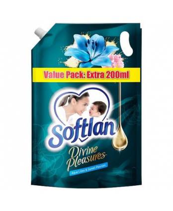 Softlan Diving Pleasures Fabric Softener Refill - Aqua Lilies 1.5L