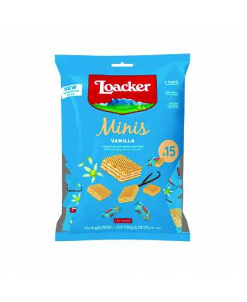 Loacker Mini Wafer Vanilla 125G