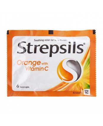 Strepsils Orange With Vitamin C 24s