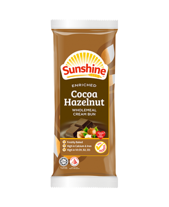 Sunshine Cocoa Hazel Cream Bun 65G