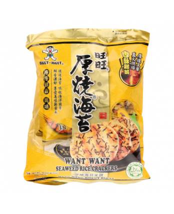 Wang Wang Shelly Senbei Seaweed Rice Cracker 102g